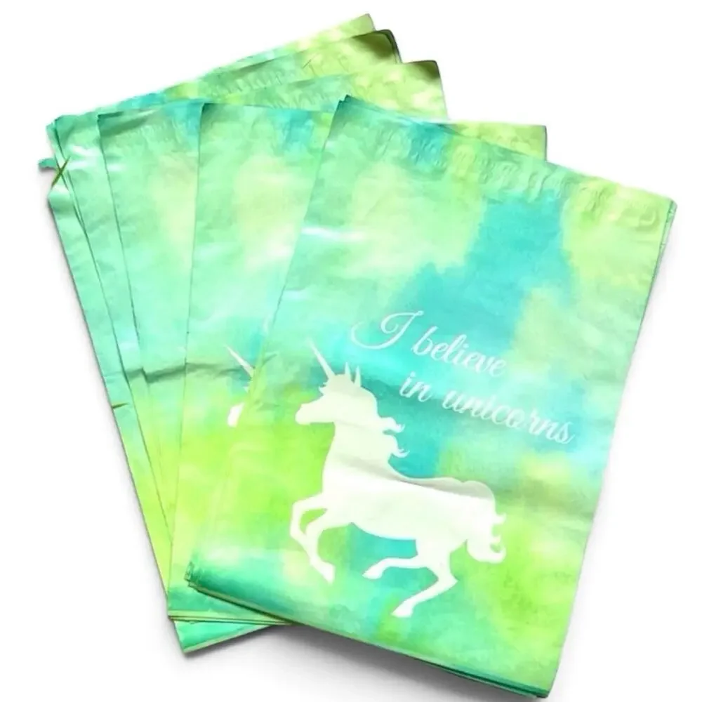 Unicorn Polymailers 10x13 Set of 15 Cute Boutique Shipping Bags NEW